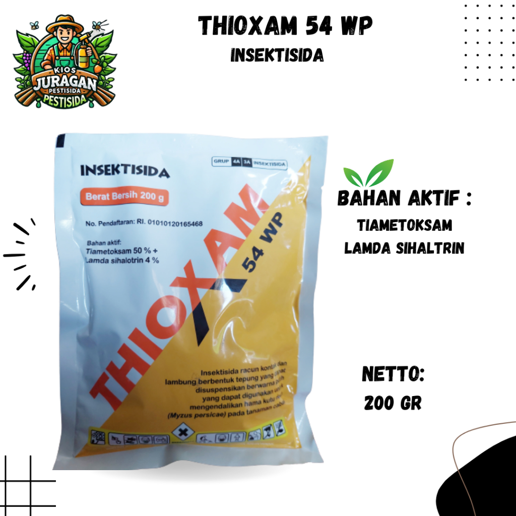 THIOXAM 54WP 200GRAM INSEKTISIDA TIAMETOKSAM