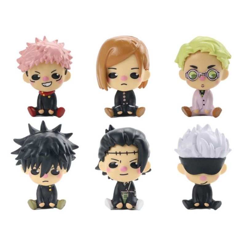 Anime Jujutsu Kaisen Itadori Yuji Action Figure Aksesoris Jujutsu set