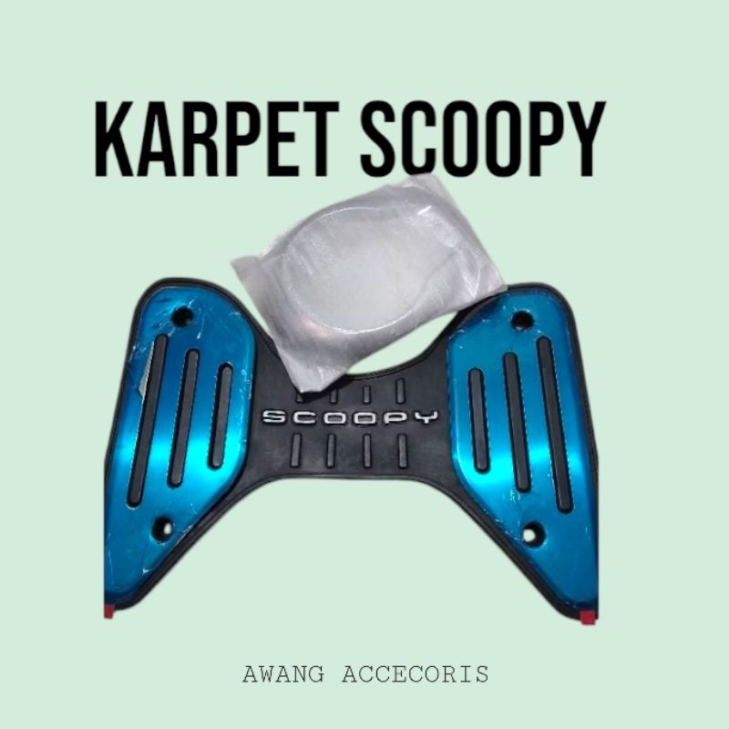 Karpet Alas Pijakan kaki Dan Garnish Panel Meter Speedometer New Scoopy 2020 - 2021 Original Honda