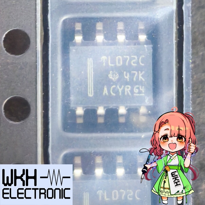 ORIGINAL IC TL072 TL 072C TL 072 SMD sop8 Low Noise JFET input Op Amp