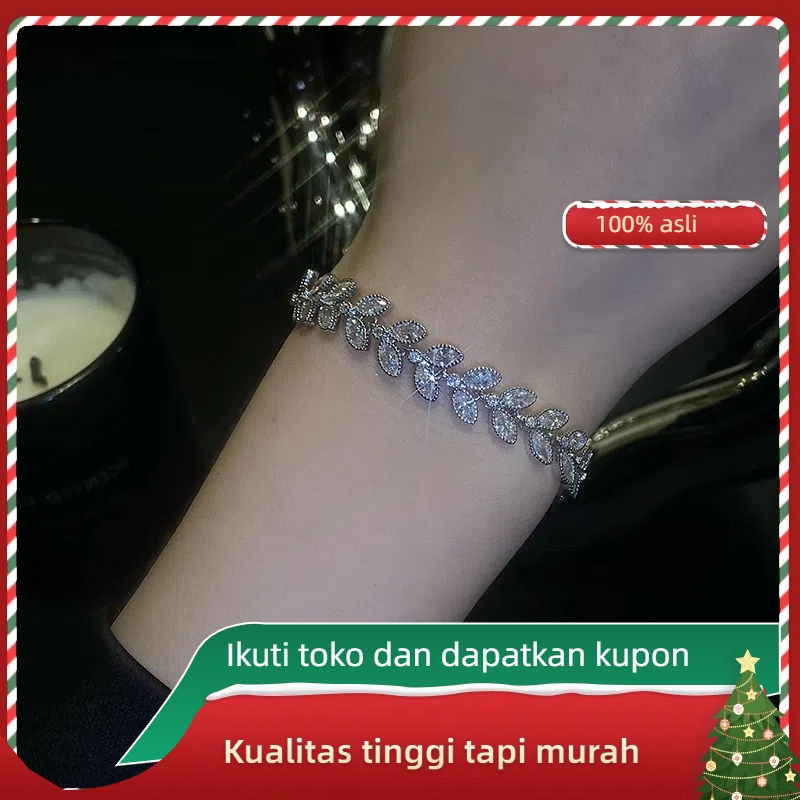GL17 -Payet kristal swarovski, payet berlian imitasi pengantin, gelang wanita terlaris