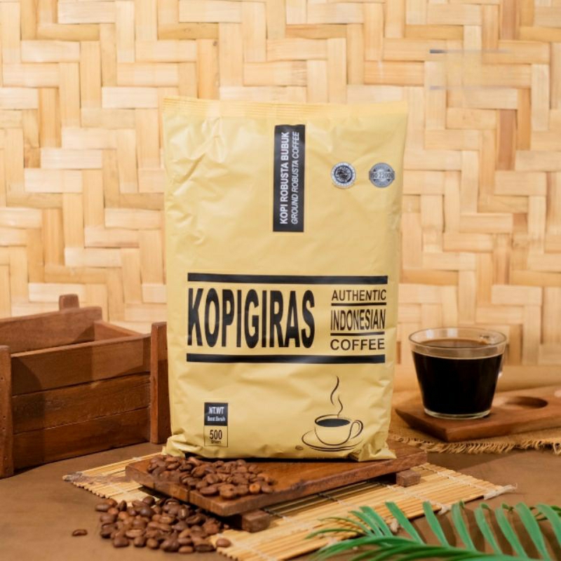 Kopi Giras 500 Gram ( Kopi Hitam Tanpa Gula )