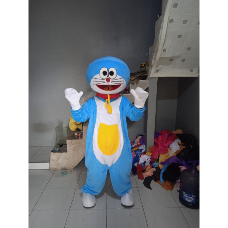 kostum badut doraemon ukuran dewasa