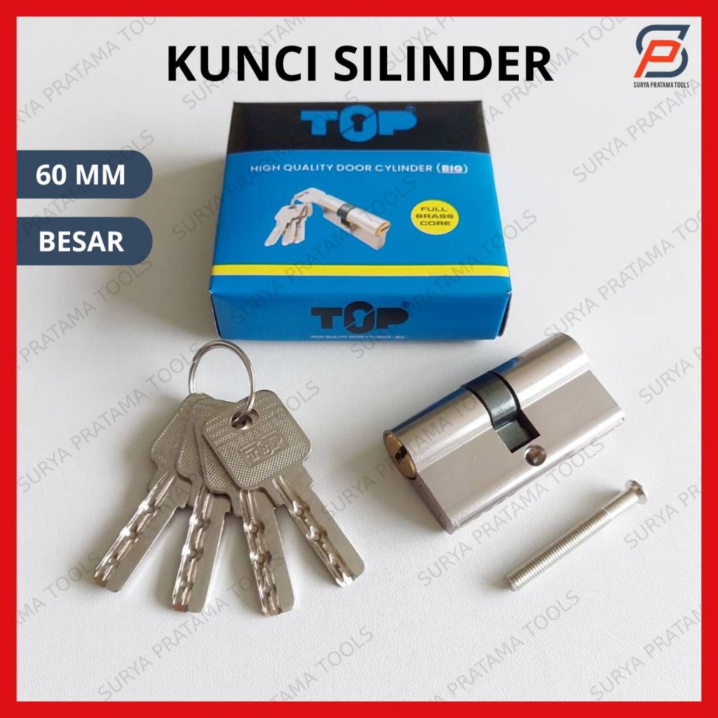Silinder Kunci Pintu Besar 60mm Anak Kunci Pintu Besar 60 mm Top Cylinder Key