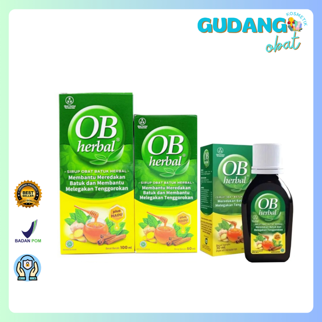 OB Herbal Antangin 60 ml, OB Herbal Antangin 100 ml, OB Herbal Antangin 30 Ml