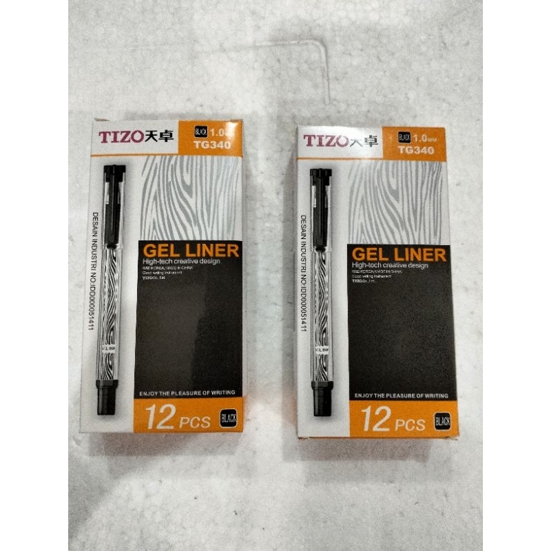 

PEN GEL 1,0 HITAM TG 340 MERK TIZO PEN GEL HITAM TEBAL PEN GEL TANDA TANGAN PEN TANDA TANGAN