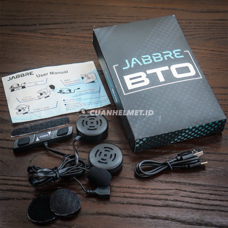 Intercom Jabbre BTO Interkom Helm Bluetooth