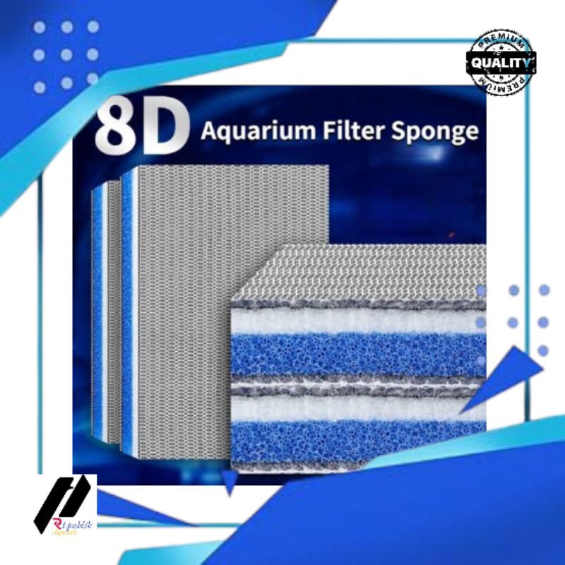 Busa filter aquarium / busa aquarium / media filter aquarium / busa filter nano 8d / kapas filter aq