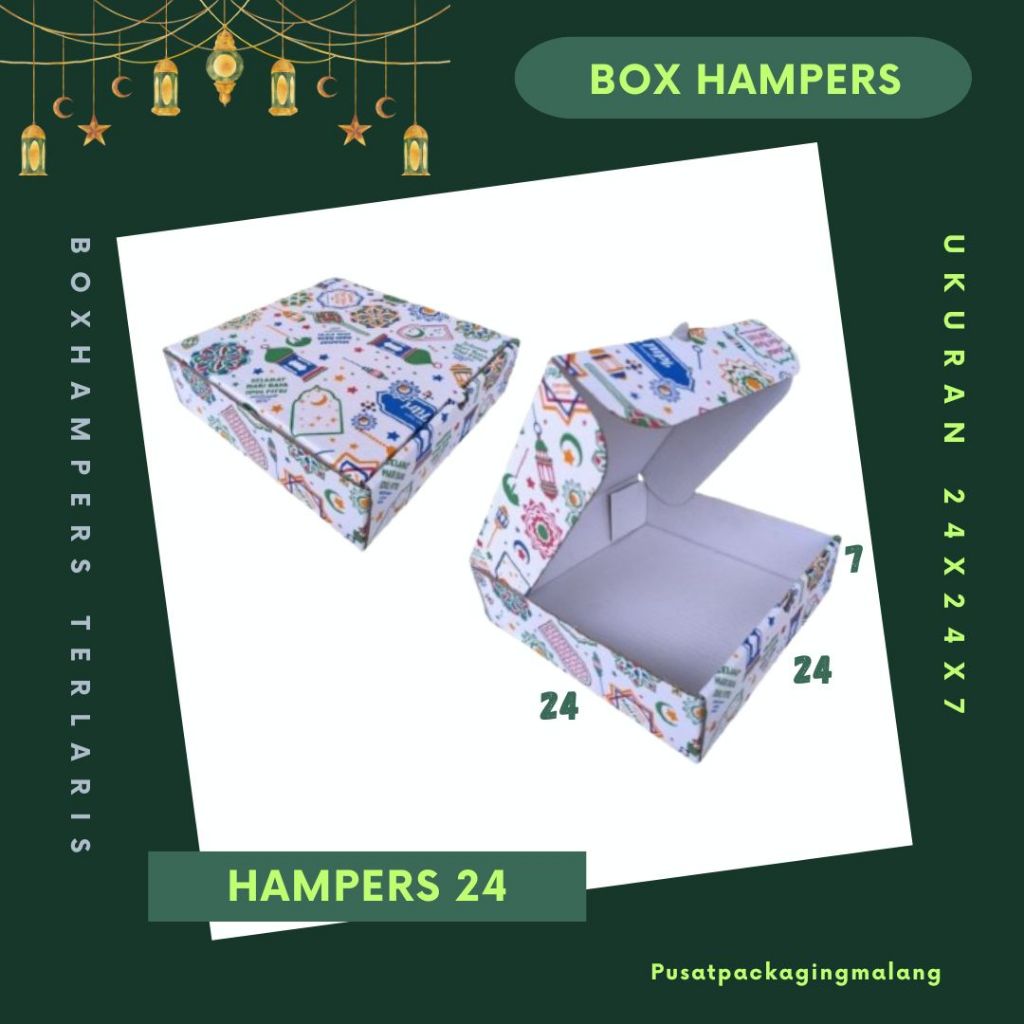 

Kardus Hampers 24x24x7 LD Box Ied Mubarok Dus Idul Fitri Lebaran Hampers Kotak Kemasan Karton