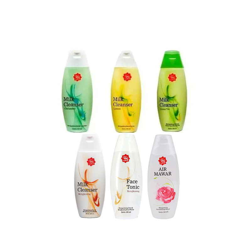 VIVA FACE TONIC / MILK CLEANSER / AIR MAWAR  BENGKOANG 100 ML