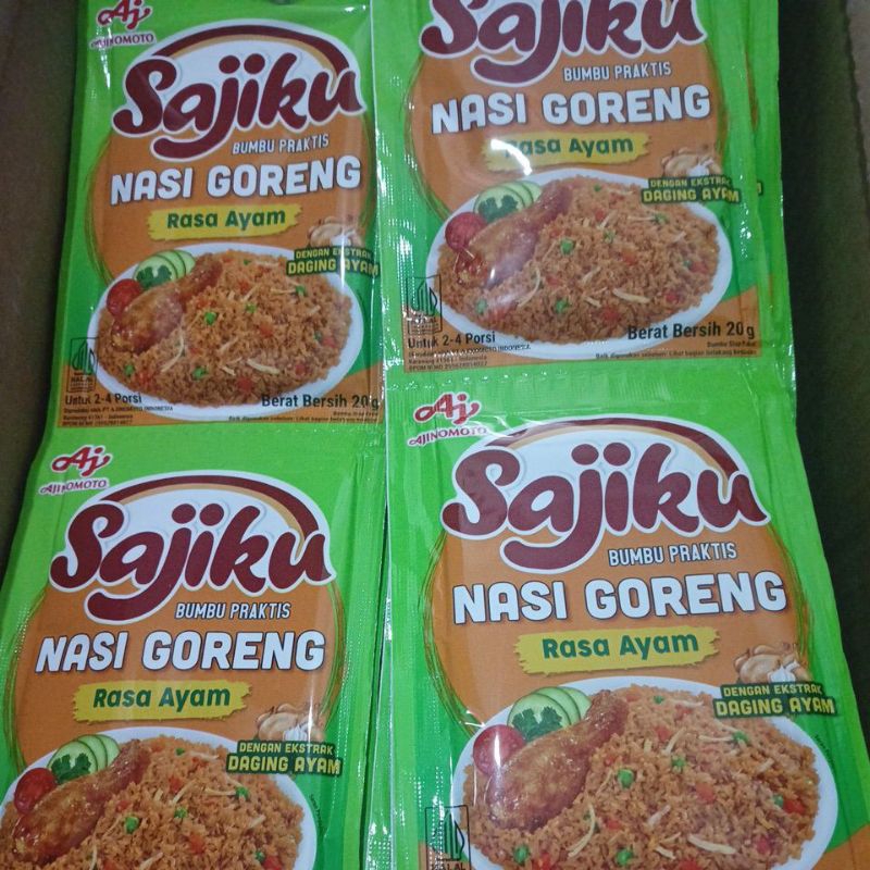 

Sajiku Bumbu Praktis NASI GORENG Sachet 20g Rasa ayam