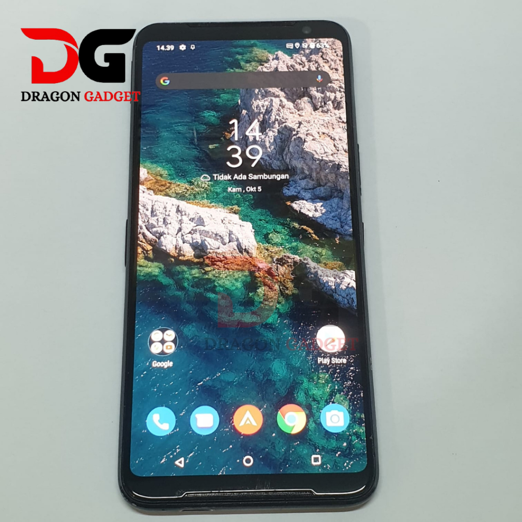 HANDPHONE SECOND ROG PHONE 3 8/128 HITAM BATANGAN, SIM 1 , SIM 2 OFF  BACA DESKRIPSI