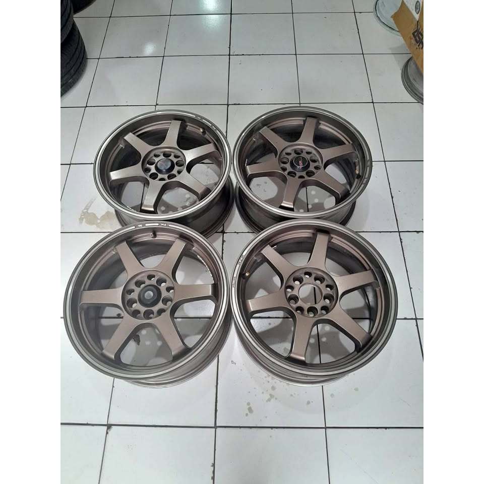 VELG MOBIL SECOND MURAH TE37 RING 16 HOLE 5X100/5X114,3 UMTUK INOVA ERTIGA SIENTA VELOZ RUSH TERIOS