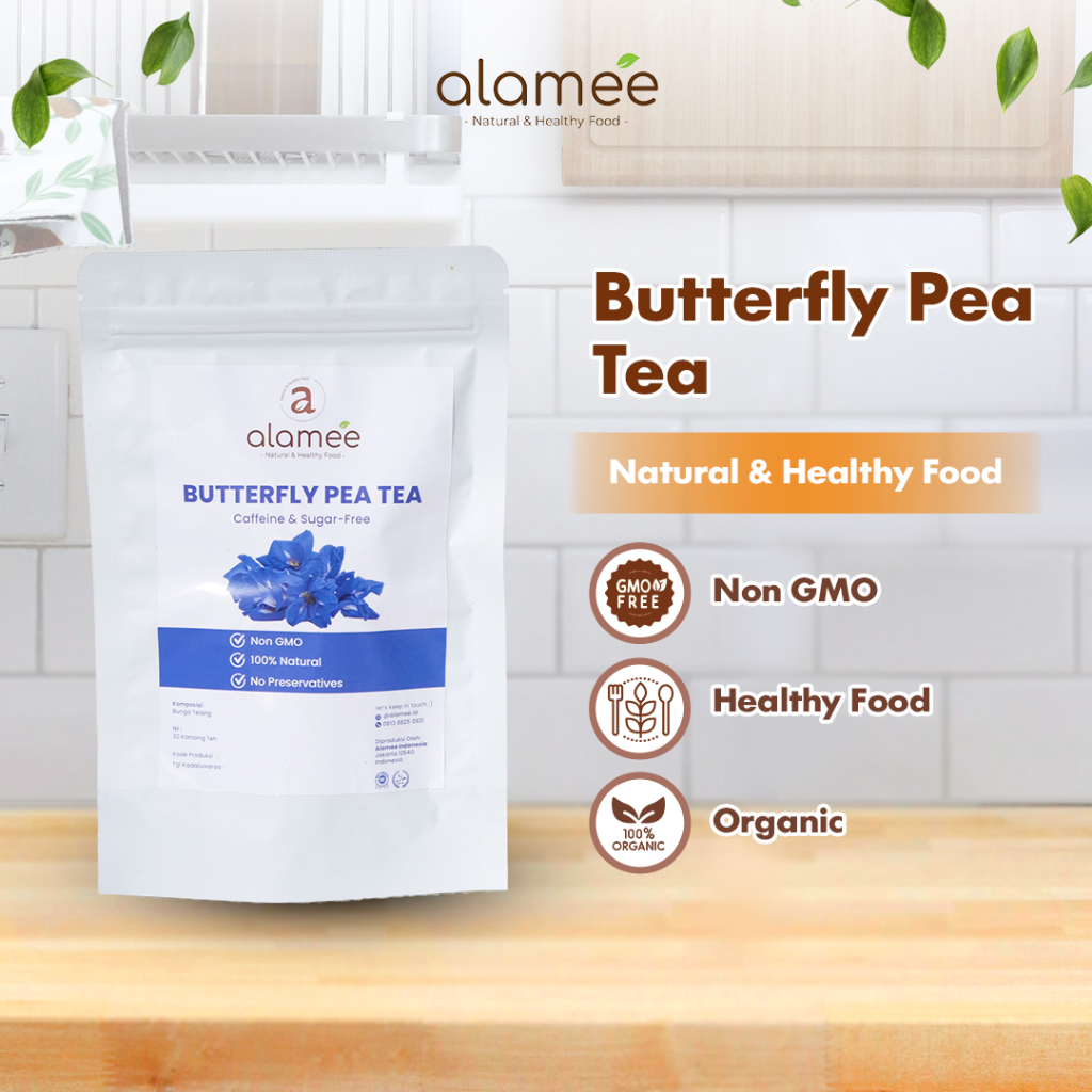 

Teh Bunga Telang Butterfly Pea Tea Herbal Organic Alami