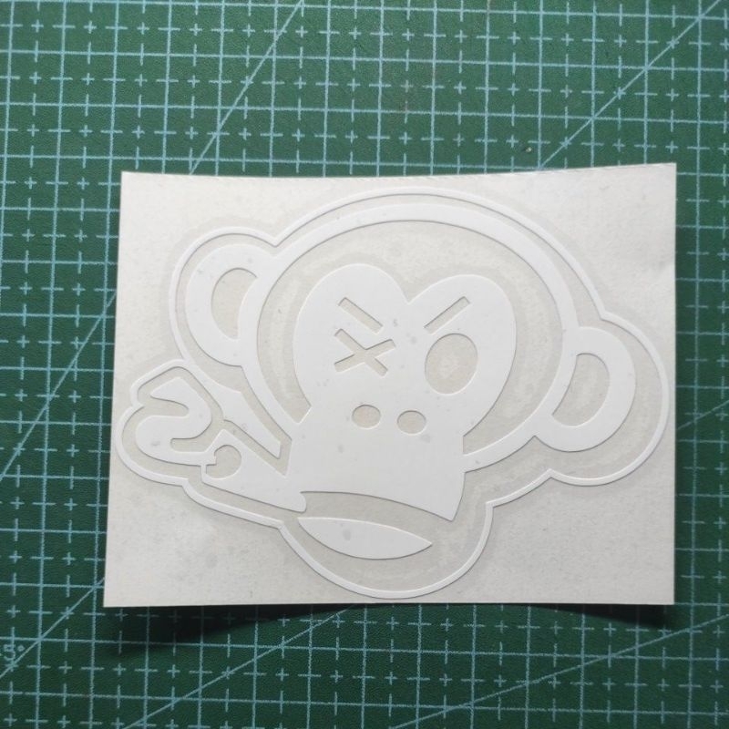 Cutting sticker Monkey Smoke