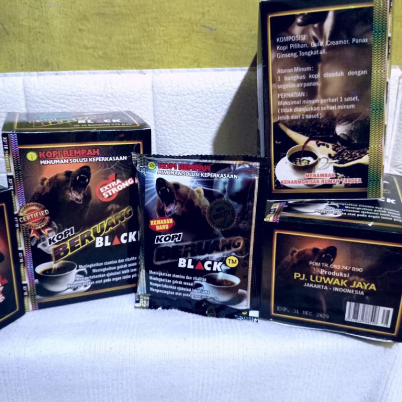 kopi rempah BERUANG BLACK