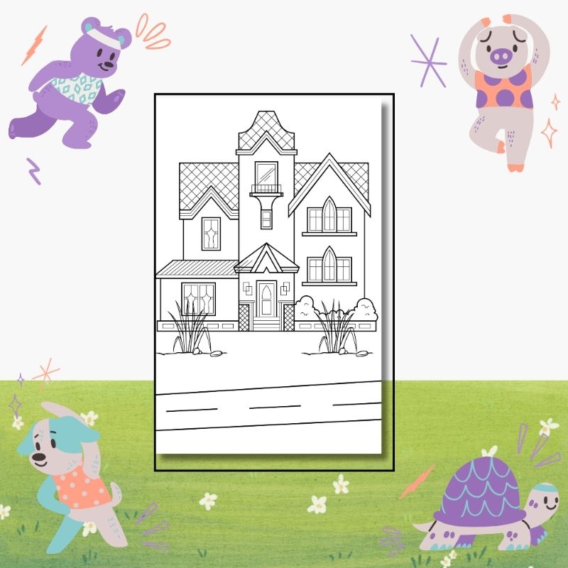 

50 lembar gambar mewarnai untuk usaha ukuran a3