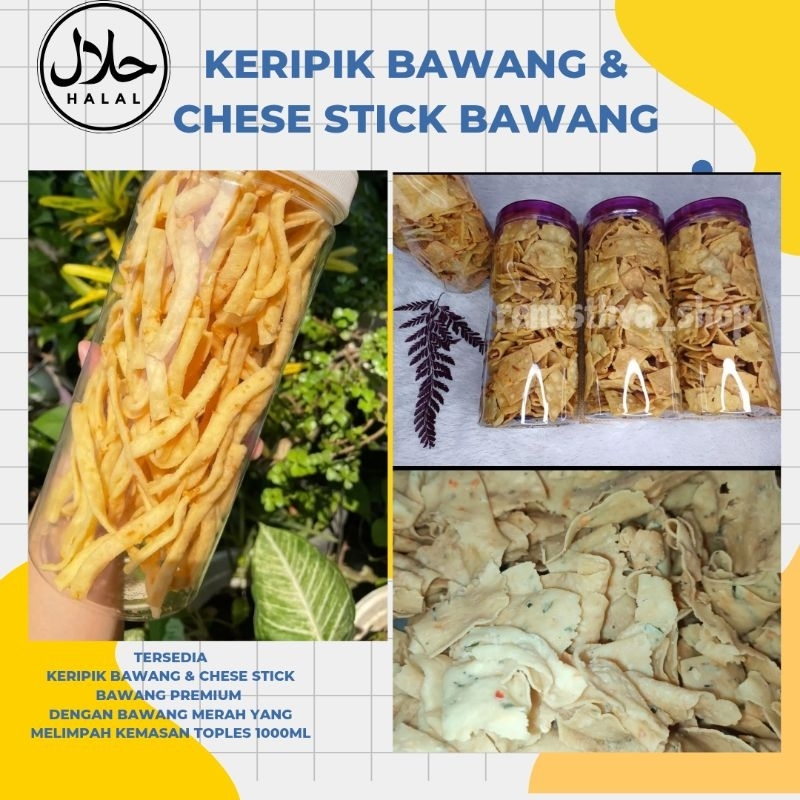 

kripik bawang kemasan topless 1000ml termurah