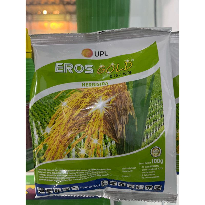 Eros Gold 100 gram Herbisida Selektif Obat Pembasmi Rumput Padi