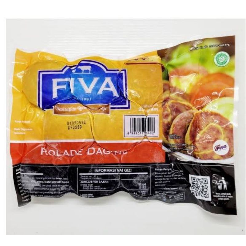 

fiva rolade sapi 250gr isi 9pcs