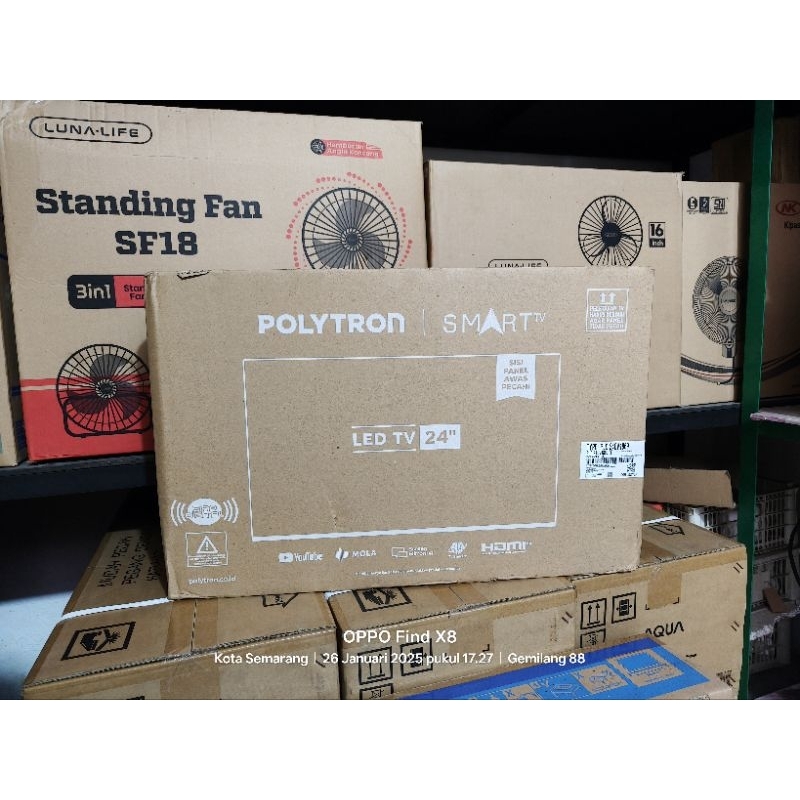 LED Tv Polytron 24 inc smart Tv digital