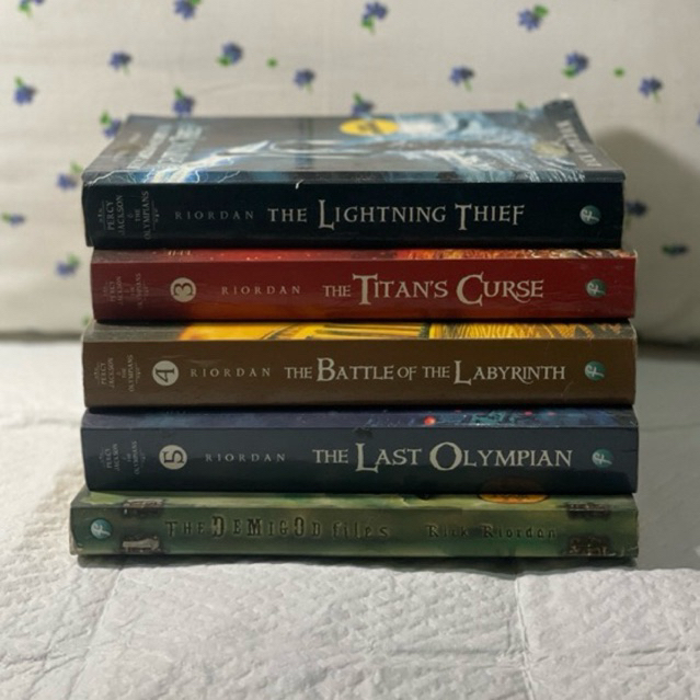[preloved / bekas] Novel Series Percy Jackson original by Rick Riordan