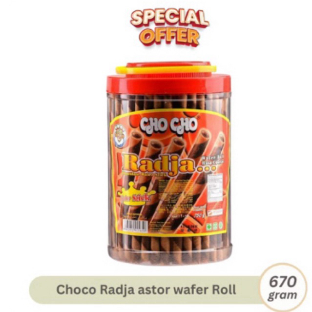 

Choco Radja 670 astor wafer roll