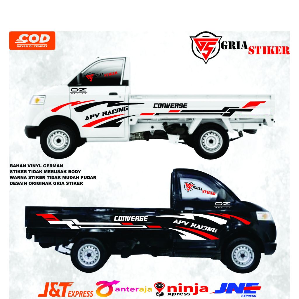 Terbaru Stiker Mobil Pick Up Suzuki New Carry Apv Luxury Grandmax Stiker Mobil Jet Pick Up cutting s