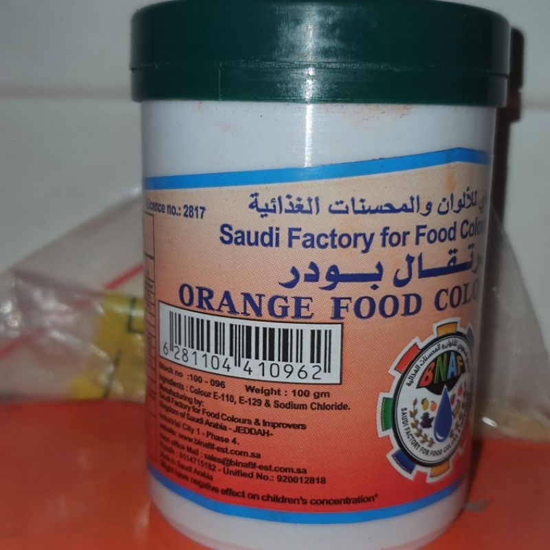 

Bubuk Saffron Orange dan Kuning