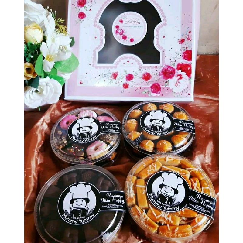 

paket hampers kue kering isi 4