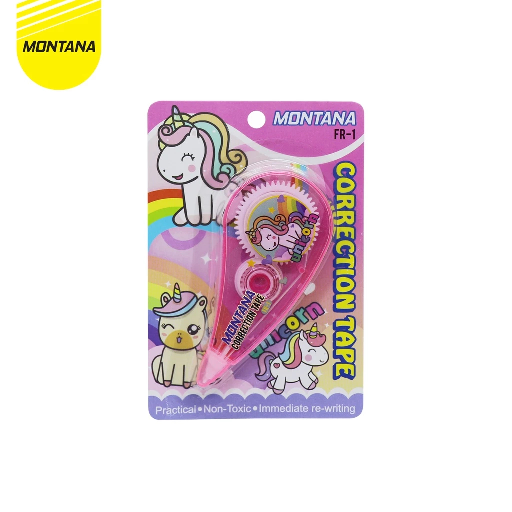 

Correction Tape Montana FR-1 12 Meter Lebar 5mm Motif Unik