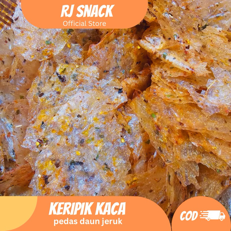 

keripik kaca pedas daunjeruk kemasan 250gr