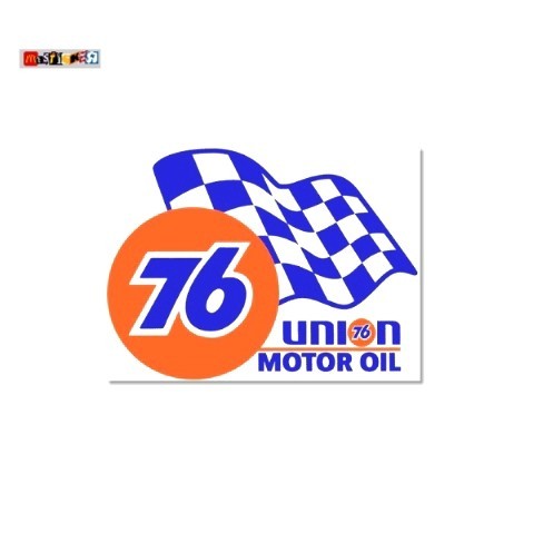 

sticker 76 UNION motor oil logo stiker retro motorsport