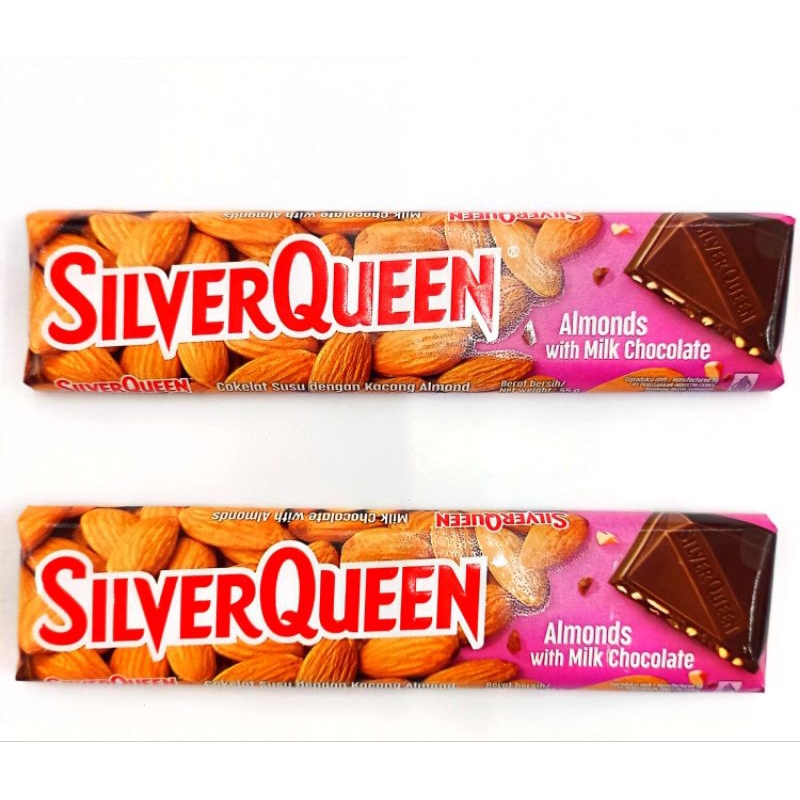 

2Pcs Silverqueen Chocolate Almond 55g Exp Januari 2026