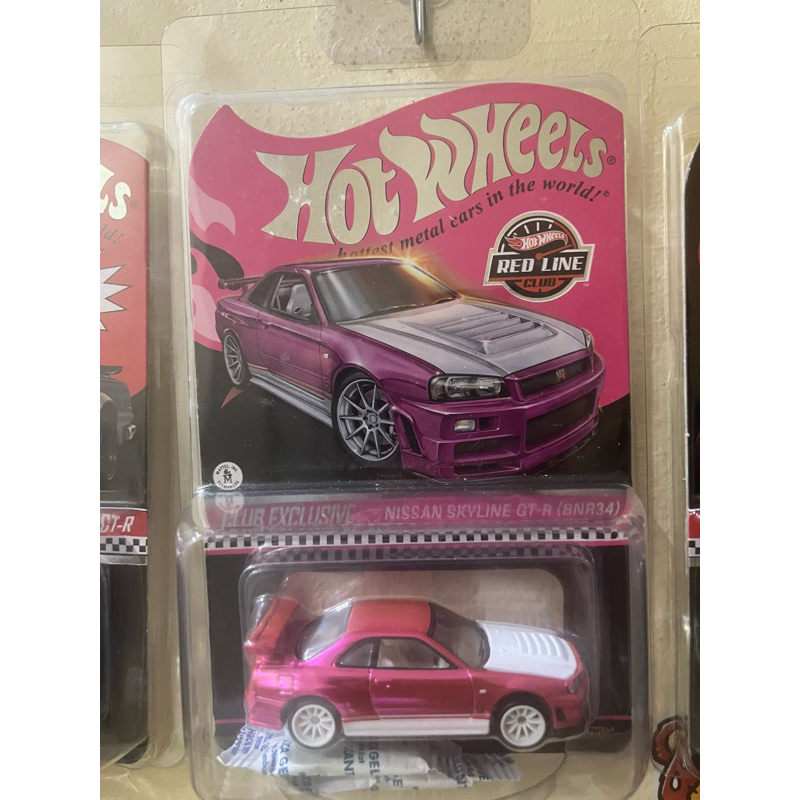 Hot Wheels RLC Nissan Skyline R34 Pink