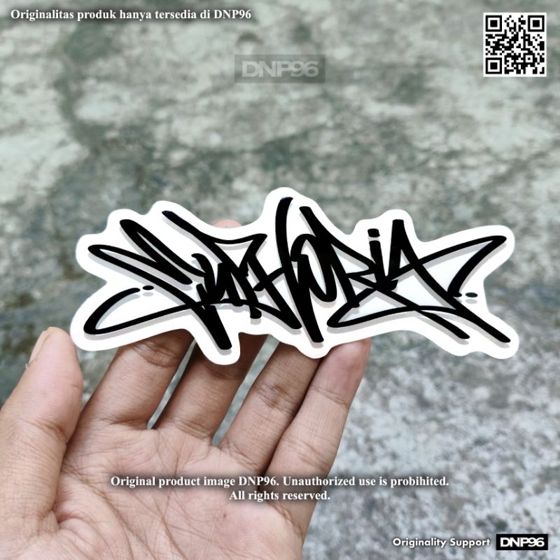 

Stiker Grafiti Sticker Graffiti EUPHORIA / Sticker Helm / Sticker Aesthetic / Sticker Tahan Air
