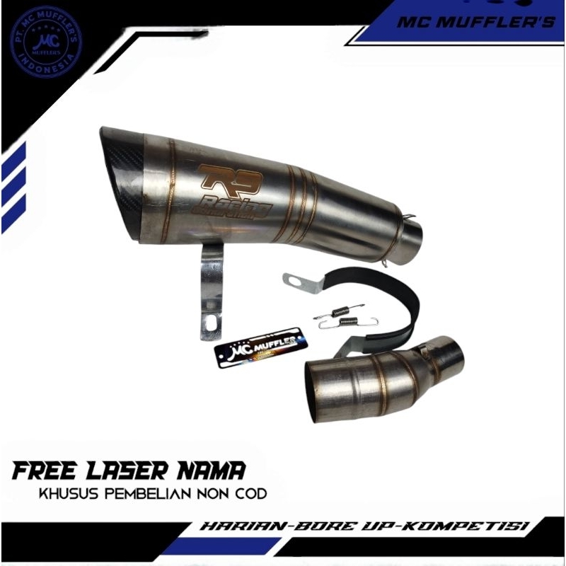 knalpot r9 cbr150r cb150 ninja250 r25