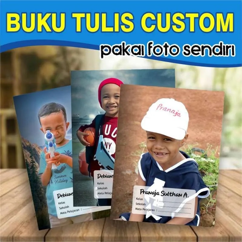 

BUKU TULIS PHOTO FOTO ANAK CUSTOM COCOK UNTUK HADIAH