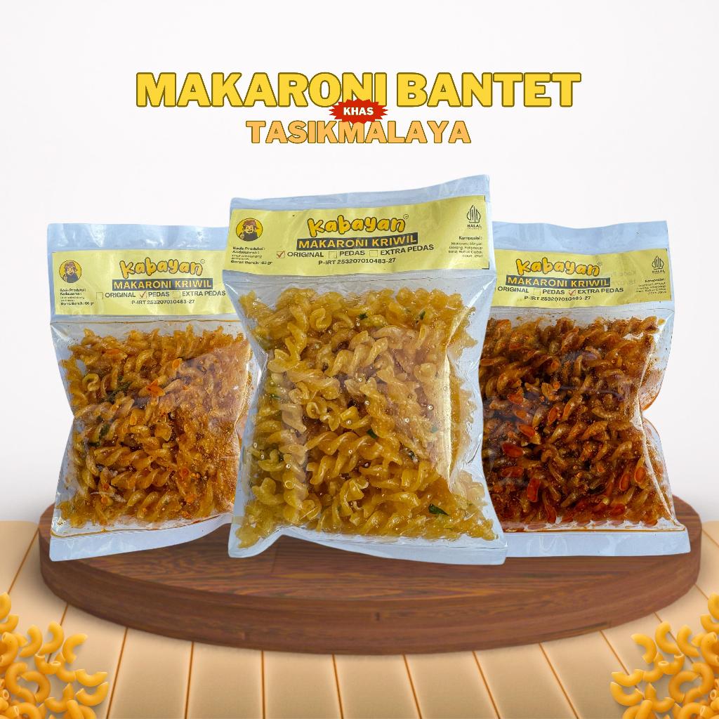 

makaroni kriwil kabayan tasikmalaya original pedas extra pedas