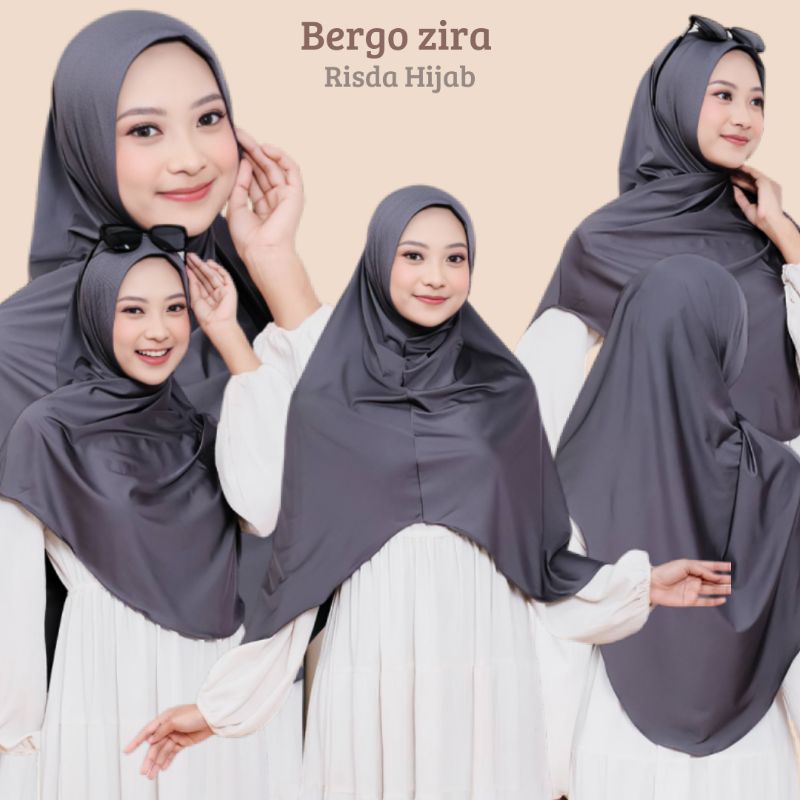 Bergo Zira l bergo Syar'i l Hijab Syar'i l Hijab simpel l bergo polos l bergo 90x90cm