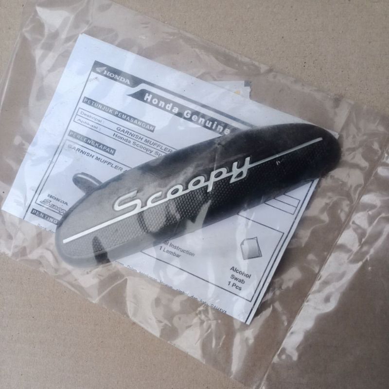 GARNISH KNALPOT HONDA SCOOPY 2013 - 2016