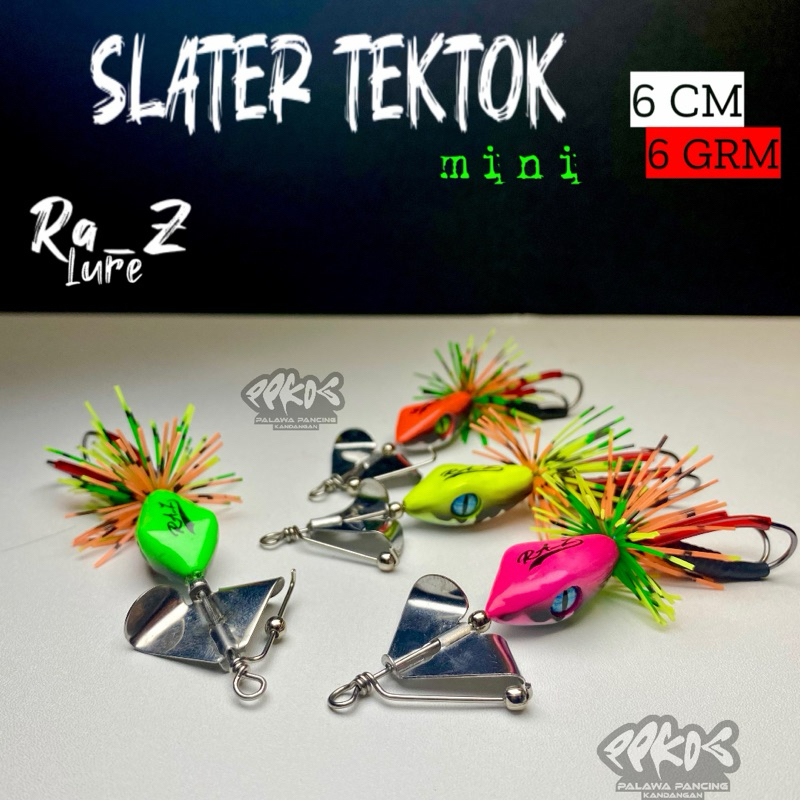 Raz Tiktok Lonceng Mini Slater Lonceng Umpan Casting gabus Toman