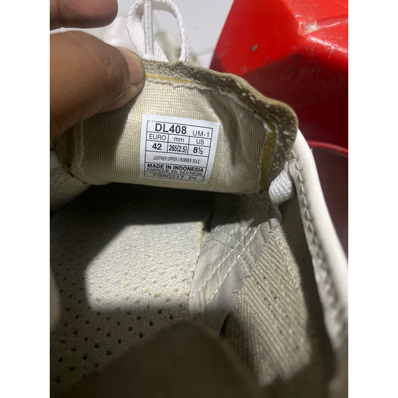 sepatu kirikanan seken onot kulit 42/265mm