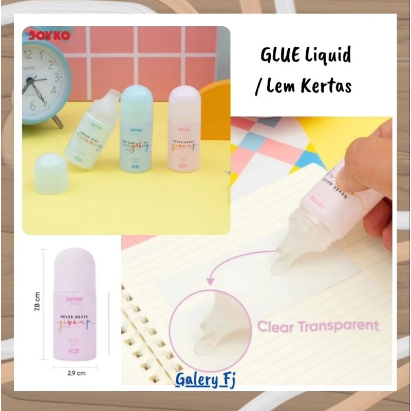 

LEM KERTAS CAIR / LIQUID GLUE JOYKO GL-126 35 Ml