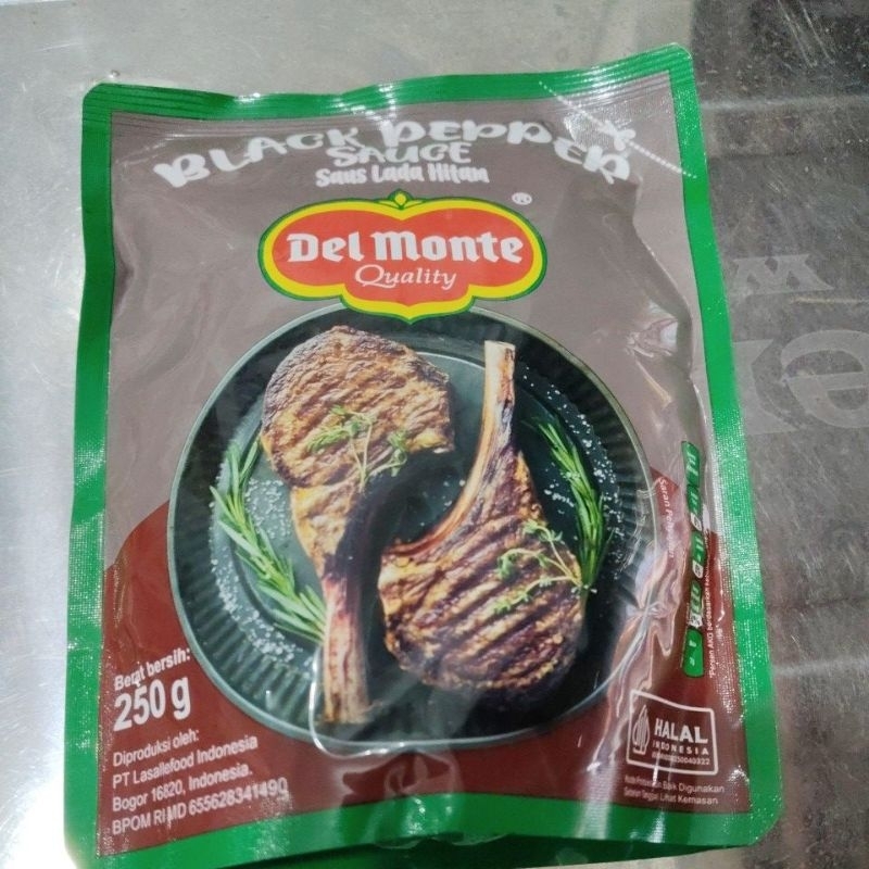 

Delmonte black pepper Saus 250G