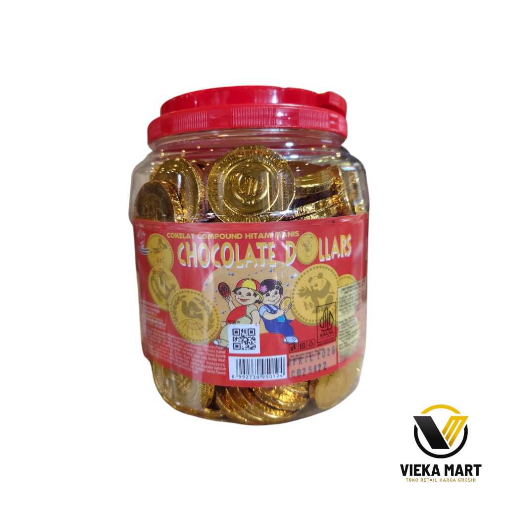 

Coklat Dollars Toples 600 gram