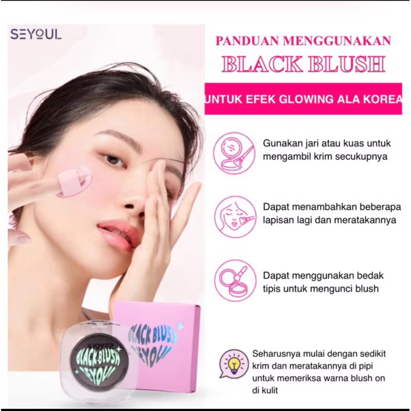 SEYOUL BLACK BLUS-BLACK BLUS SEYOUL MASK FINK