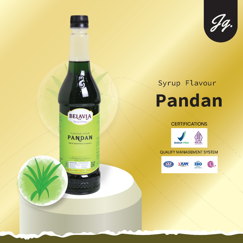 

Pandan Syrup Belavia 750 ML | Belavia Sirup Pandan 750ml