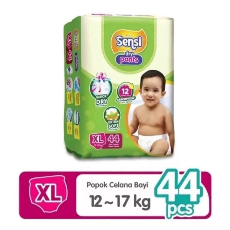 Pampers baby Sensi M(60)L(54)XL(44)