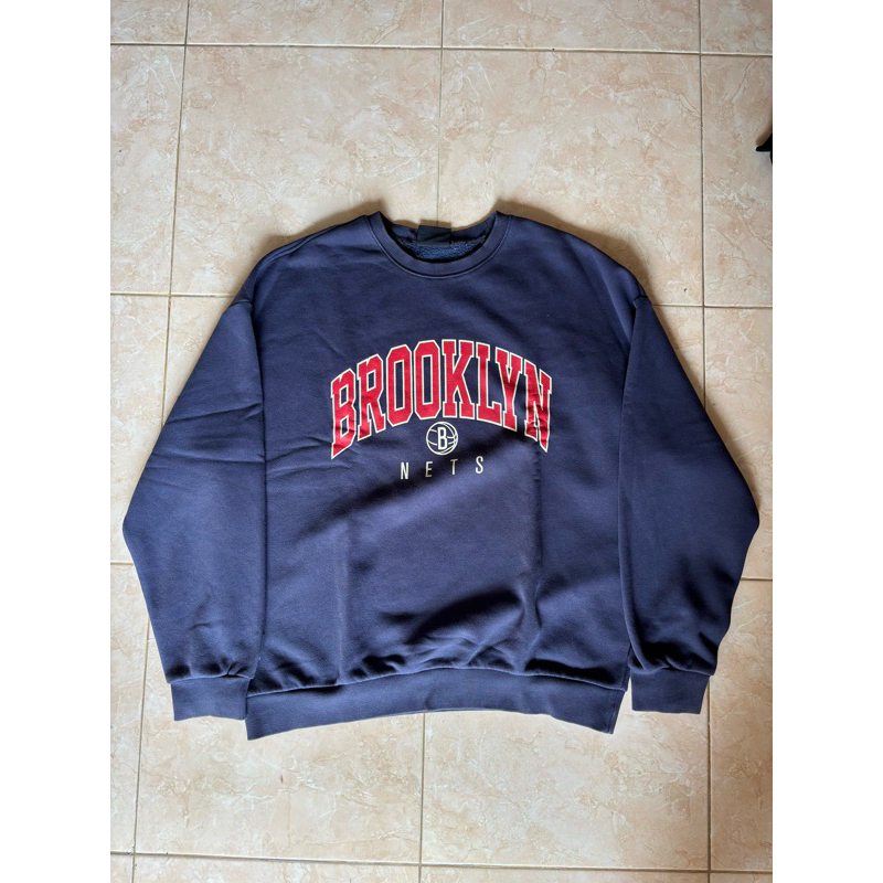crewneck brooklyn nets biru